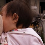 A tight hug is given.